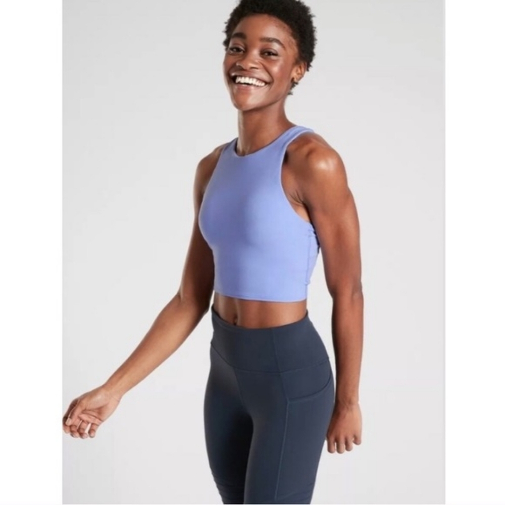 Athleta Conscious Crop A-C Victorian Periwinkle